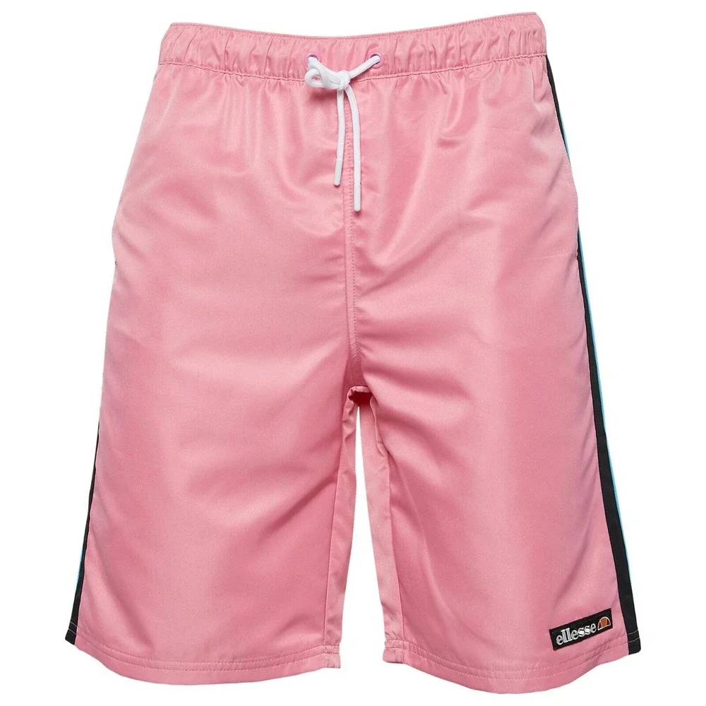 Ellesse Men's Tennis Shorts Pink with Black and Blue stripe size Small NWT‎